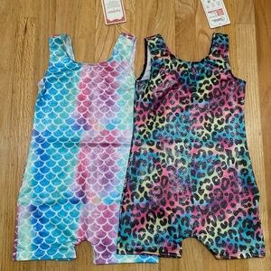 Set of two new leotards